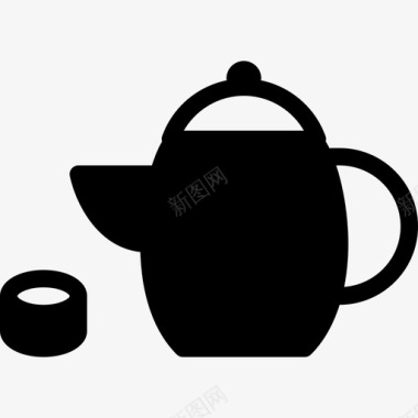 茶美容spa5充满图标图标