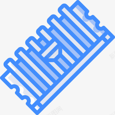 齿轮组件Rampc组件4蓝色图标图标