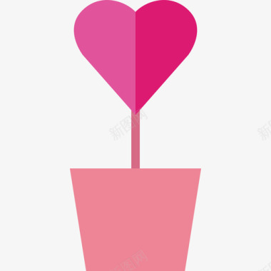 爱植物爱与浪漫8平淡图标图标