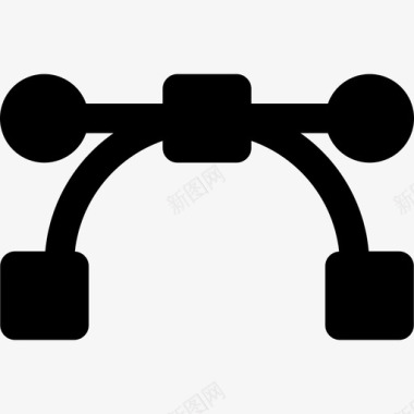钢笔钢笔ios2的mintab字形实心图标图标