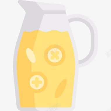 柠檬水柠檬水夏季9平淡图标图标