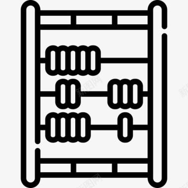 算盘算盘操场12直线图标图标