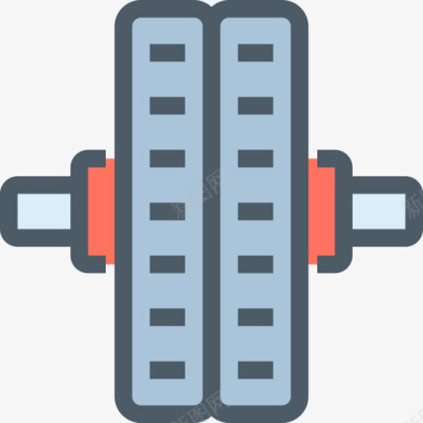 健康滚筒健康健康线条色彩图标图标