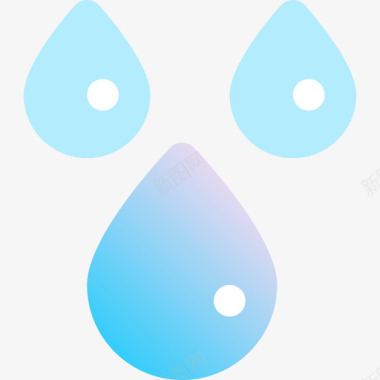 水滴天气114蓝色图标图标