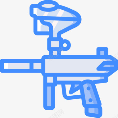 彩弹枪极限运动3蓝色图标图标