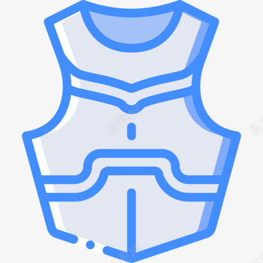 盔甲战争蓝色图标图标