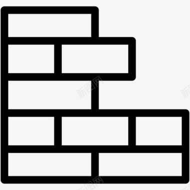 员工墙墙建筑图标图标