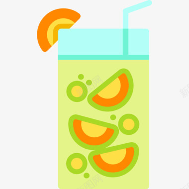 热带饮料热带8淡味图标图标