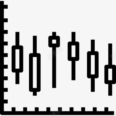 金融犯罪统计商业和金融49线性图标图标