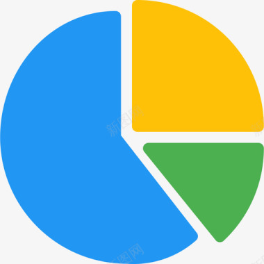 折纸饼图饼图业务图和图表5平面图图标图标