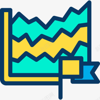 数据化分析免抠分析分析3线性颜色图标图标
