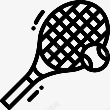 网球网网球网球2直线图标图标