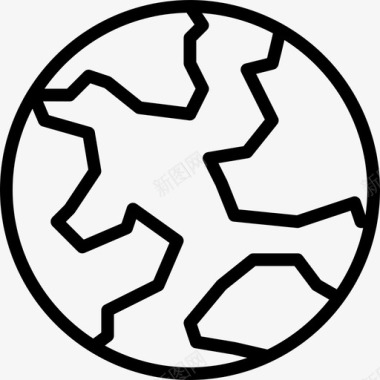 世界购物和电子商务6线性图标图标