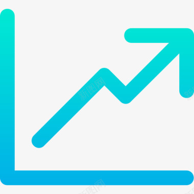折线图杂项37渐变图标图标