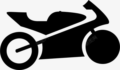 运动汽车摩托车运动自行车图标图标