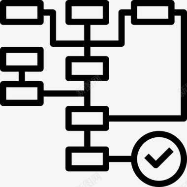 互联网区块链区块链加密货币区块链线性图标图标