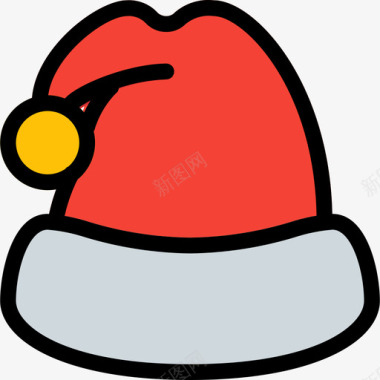 圣诞挂饰圣诞帽圣诞111平顶图标图标