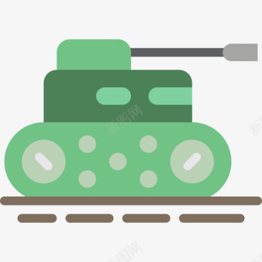 坦克战争3扁平图标图标