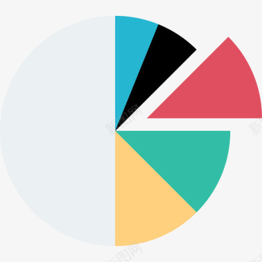 矢量平面图分析图表和图表5平面图图标图标