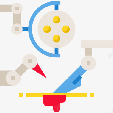 机械动图机械臂医疗保健11扁平图标图标