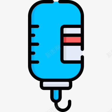 输血医院34线颜色图标图标