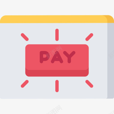 按点击付费电子商务59持平图标图标