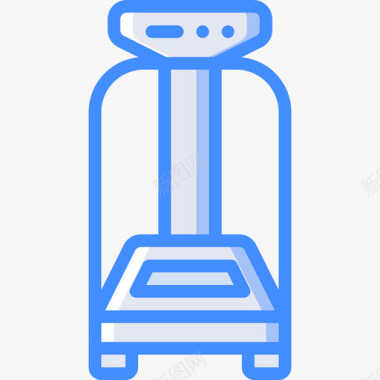 动感单车器材机器健身器材14蓝色图标图标