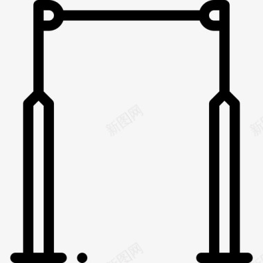 跳高健康生活10直线型图标图标