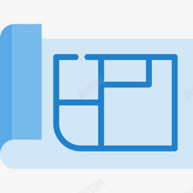 平面图矢量蓝图创意工具9平面图图标图标