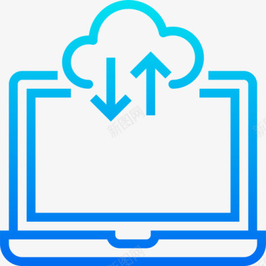 电脑笔记本图笔记本电脑通讯网络2梯度图标图标