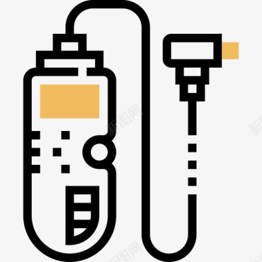 阴影特效定时器相机及配件2黄色阴影图标图标