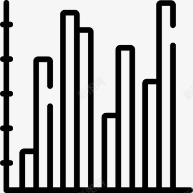 防火墙信息图条形图信息图4线性图标图标