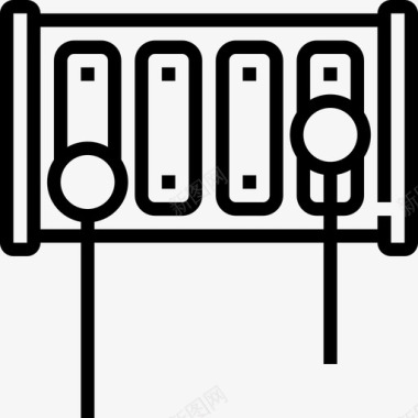 听诊器卡通图听诊器玩具2线性图标图标