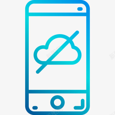 手机谷歌应用智能手机移动应用线性梯度图标图标