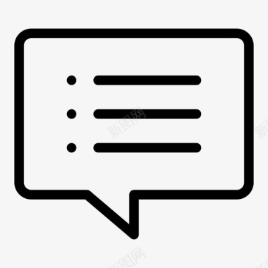对话框注释气泡对话框图标图标