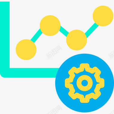 平面图矢量折线图分析2平面图图标图标