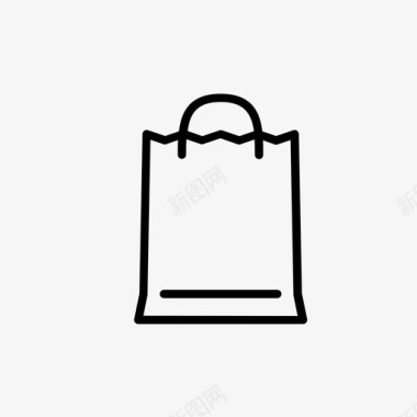 纸质购物袋购买纸质购物袋图标图标