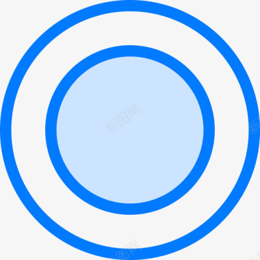 盘子厨房40蓝色图标图标