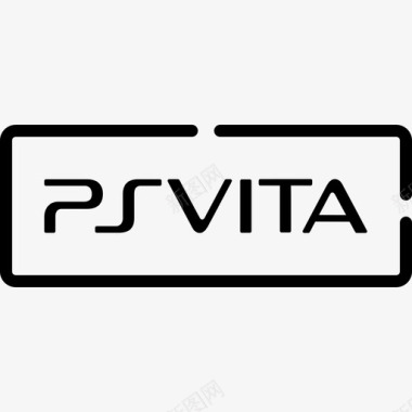 ps游戏Psvita视频游戏logo3线性图标图标