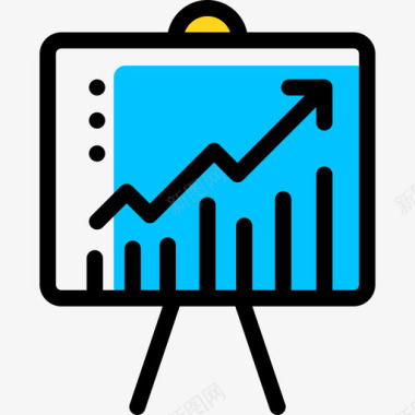 折线图PNG折线图创业和新业务8颜色省略图标图标