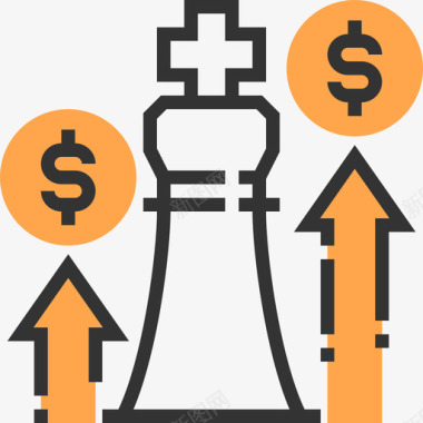 国际象棋营销策略2黄影图标图标