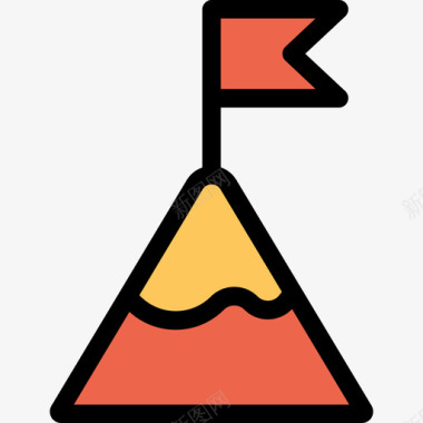 橙色搭配球门野营63直线颜色橙色图标图标