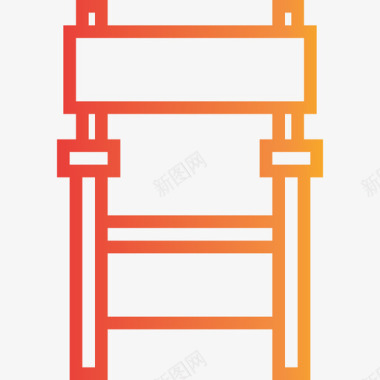 椅子家用家具7渐变图标图标