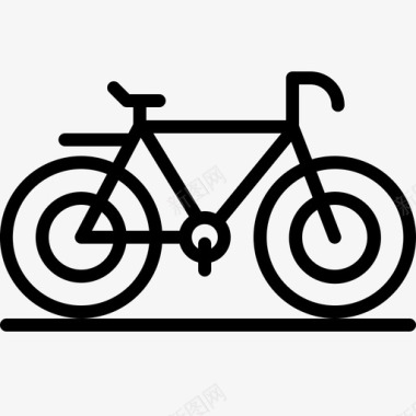 自行车骑行旅行图标图标