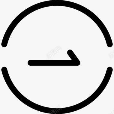 单项箭头图标