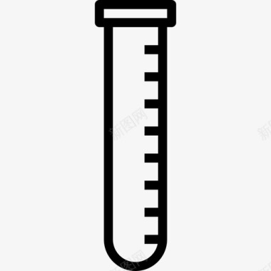 相约38试管38号文具线性图标图标