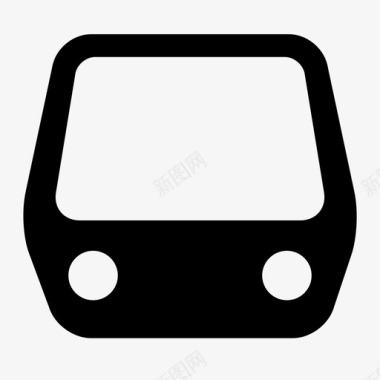 地铁列车公共交通轨道交通图标图标