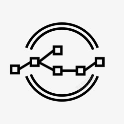 交易代办ico区块链加密去中心化图标高清图片