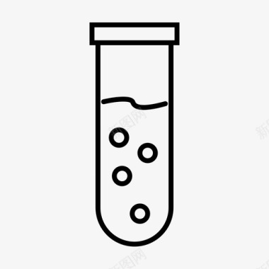 化学气体试管化学实验物理图标图标