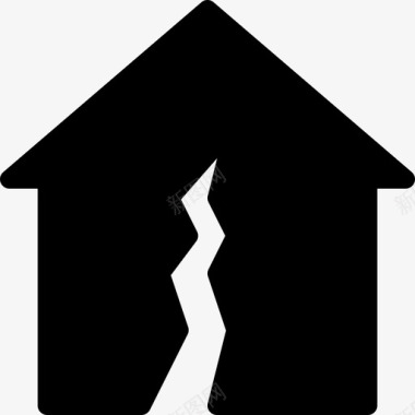 地震灾难2填充图标图标